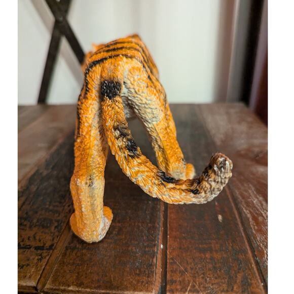 Large Tiger Rubber Toy Figure 14” - Picture 6 of 12